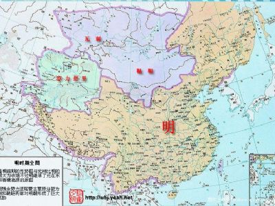 中国古代明朝地图 明朝的行政地图
