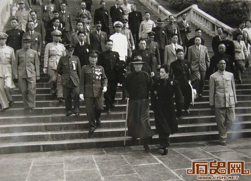 蒋介石与国民党军政大员