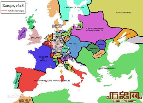 三十年战争末期的欧洲